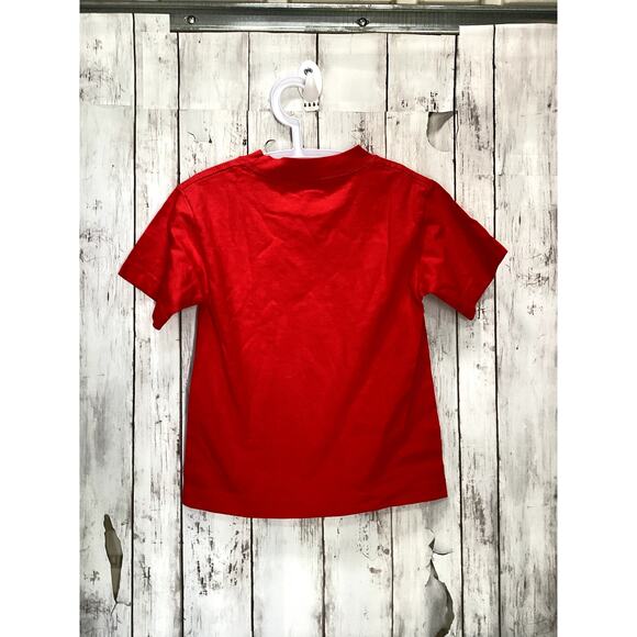 Christmas T-shirt Post Season Red Short Sleeve for Kids Size S(4) - Picture 3 of 7